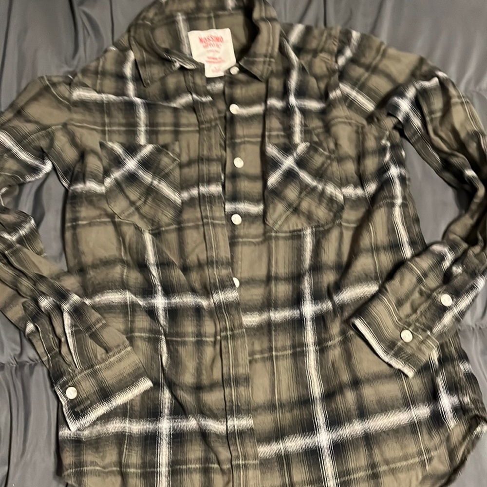 Missimo Flannel Shirt - Boyfriend Fit - size S